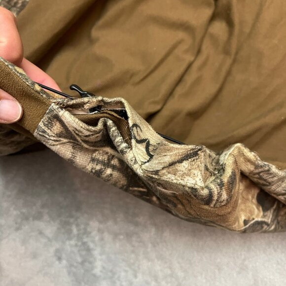 Real Tree Jacket Edge Scent Factor Camo Hunting Full Zip Hooded Mens XXL (Flaws) - Picture 8 of 13